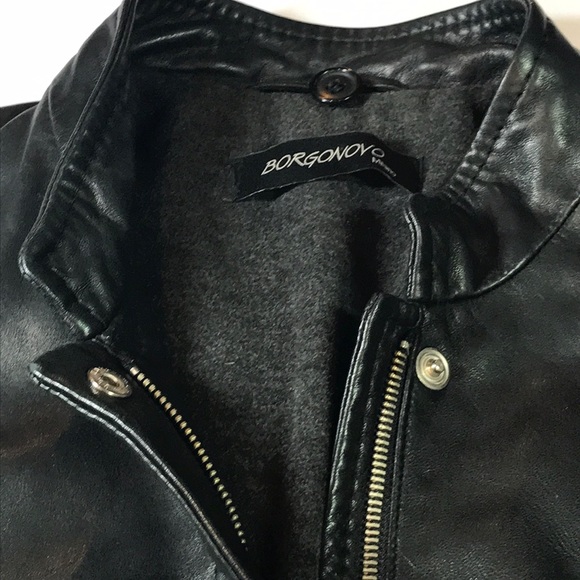 Borgonovo women’s leather jacket size medium - Picture 2 of 3
